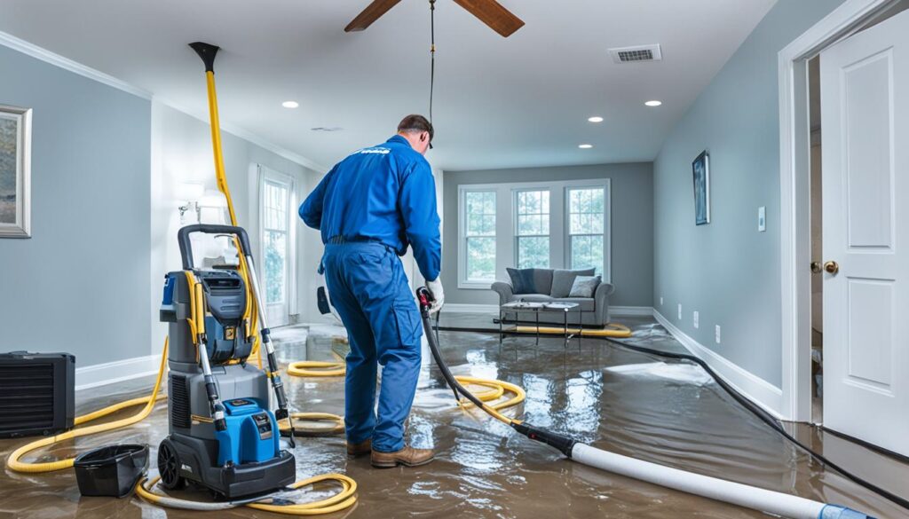 water removal in the house